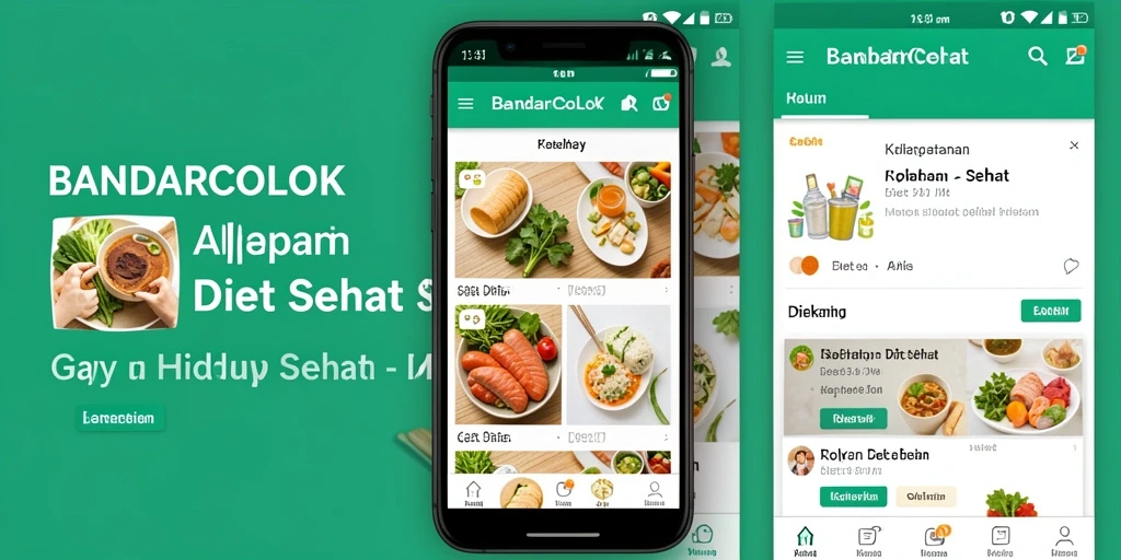 Tampilan antarmuka aplikasi BANDARCOLOK yang menarik dan informatif.