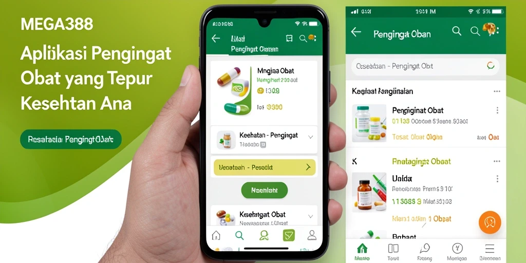 Tampilan antarmuka MEGA388 yang sederhana dan informatif.